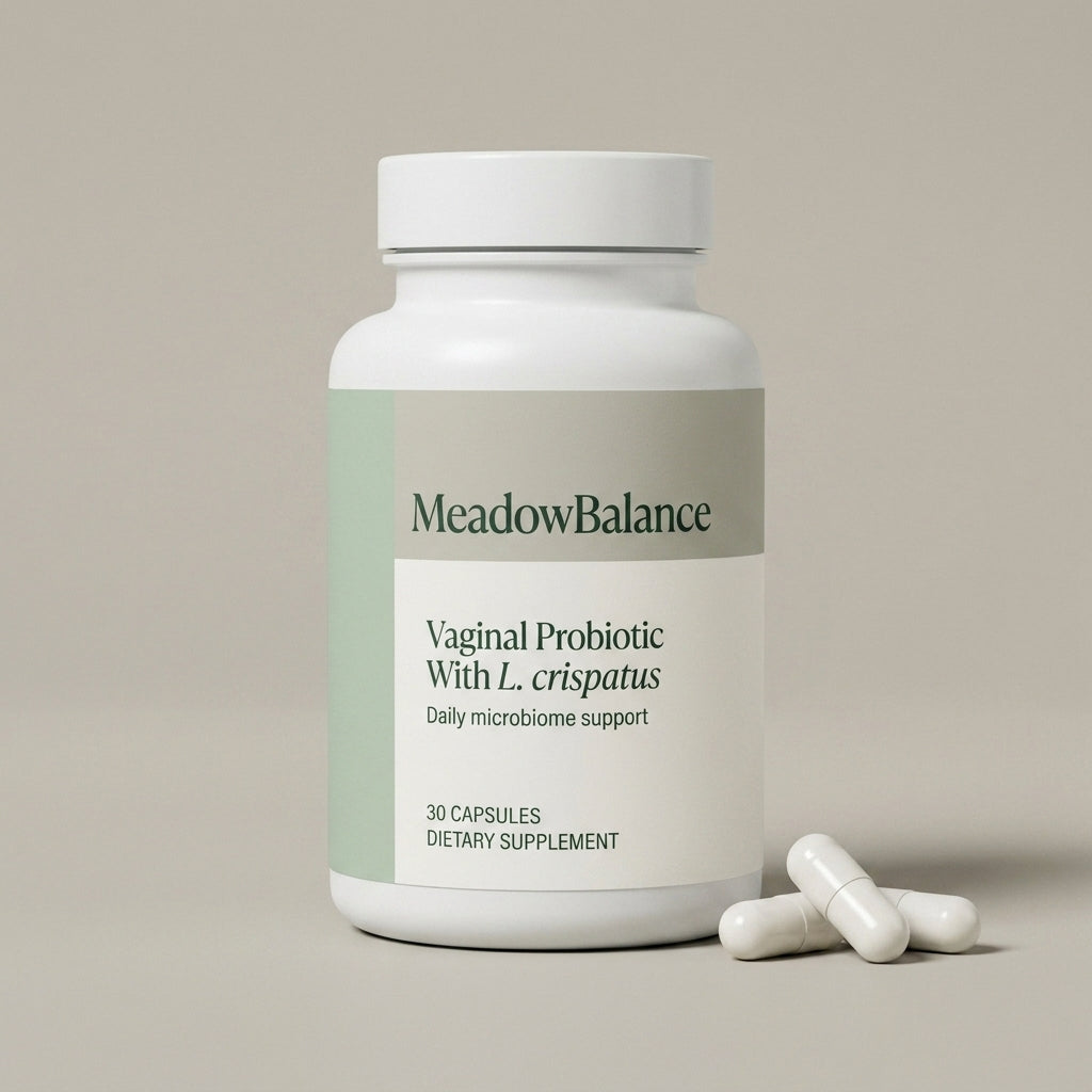 MeadowBalance vaginal probiotic with L. crispatus